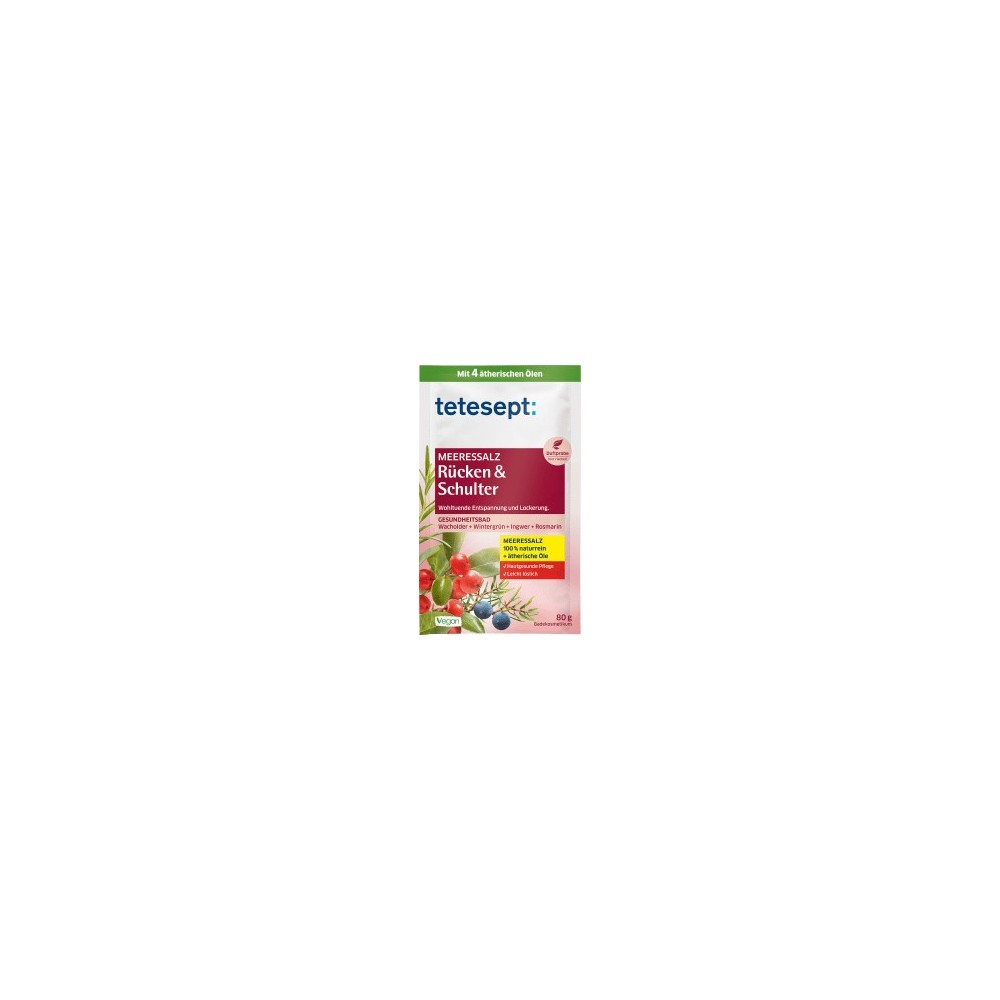 tetesept Bath salt back & shoulder, 80 g