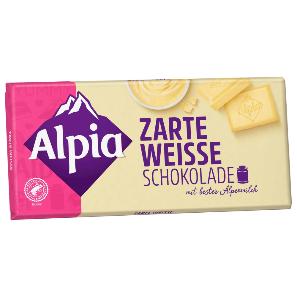 Alpia Zarte Weisse Schokolade 100 g