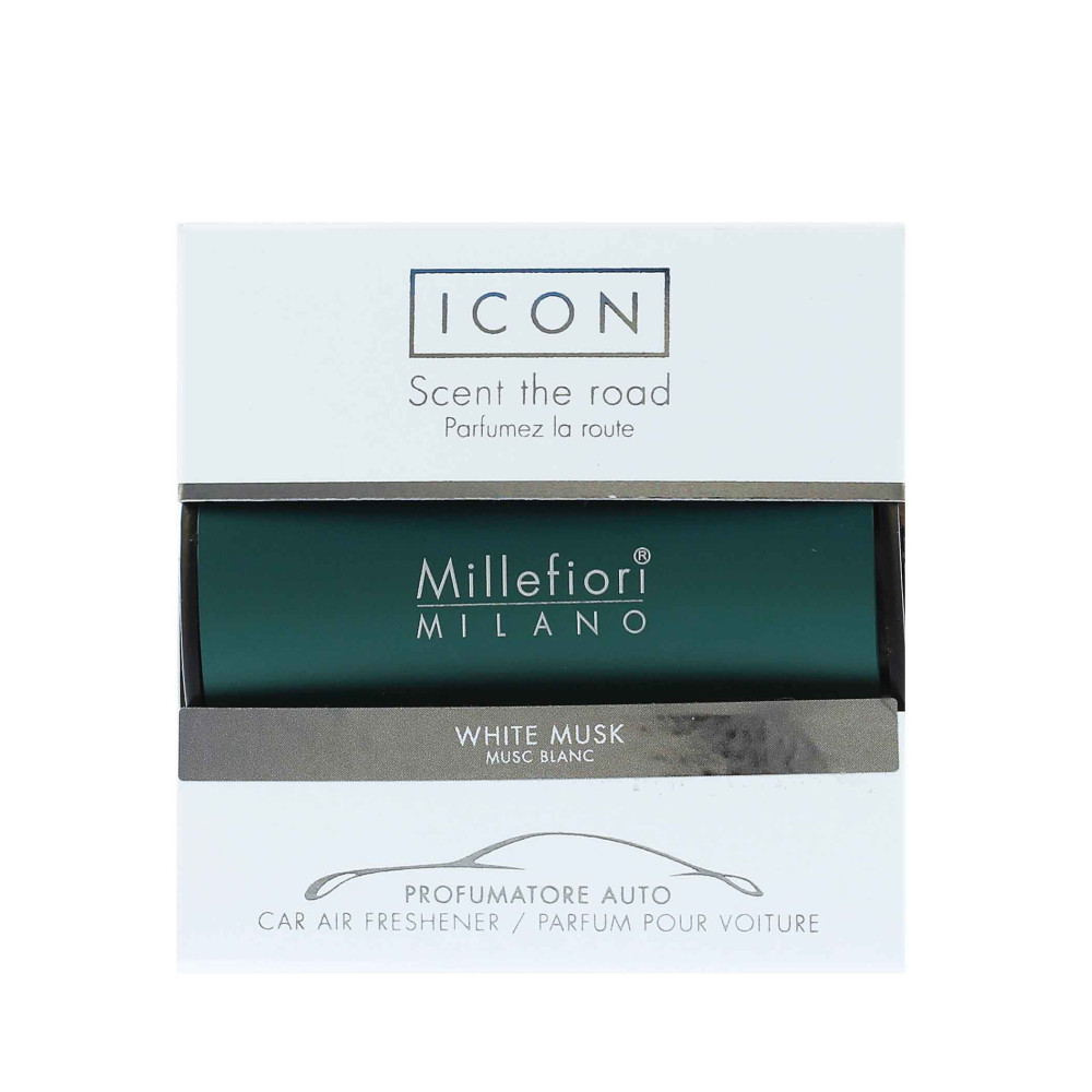 Millefiori Milano Icon Classic White Musk Car Air Freshener