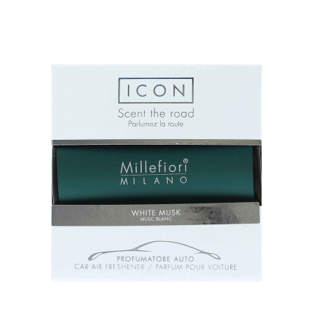 Millefiori Milano Icon Classic White Musk Car Air Freshener