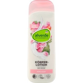alverde NATURAL COSMETICS Body lotion organic rose, 250 ml