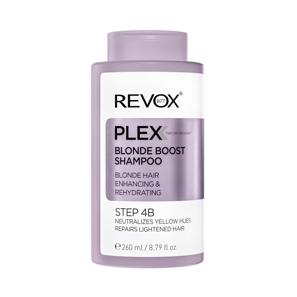 Revox B77, Plex Step 4B, Hair Shampoo, For Neutralisation Of Yellow Tones, 260 ml