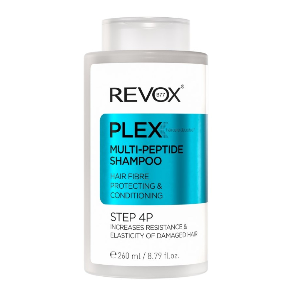Revox B77, Plex Step 4P, Multi-Peptide, Hair Shampoo, For Conditioning, 260 ml