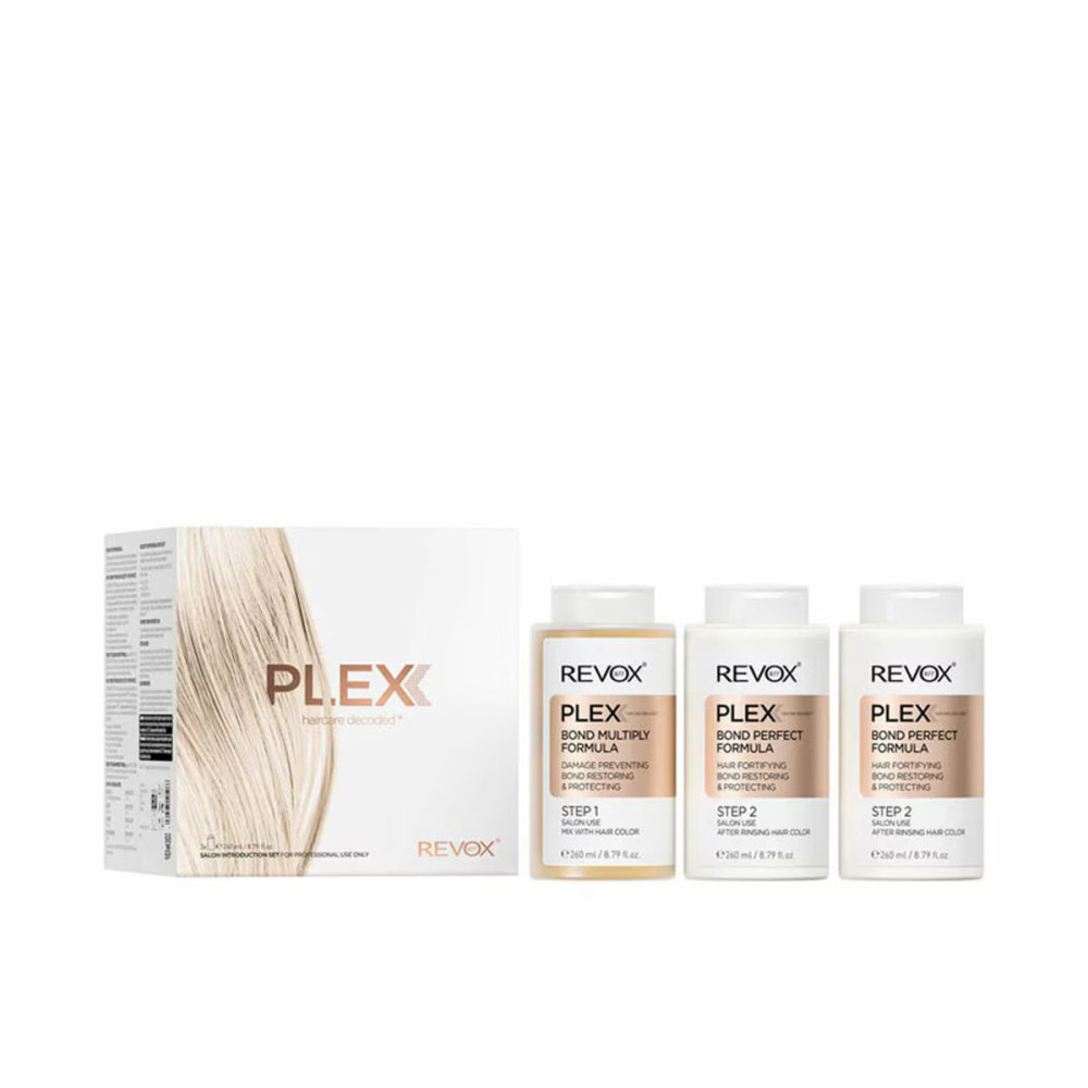 Set Revox B77: Plex Bond Step 1, Hair Cream Treatment, Bond Repair, 260 ml + Plex Bond Step 2, Hair Cream Treatment, Reconnects 