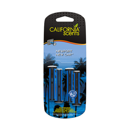 California Scents Vent Stick Newport New Car 4 St