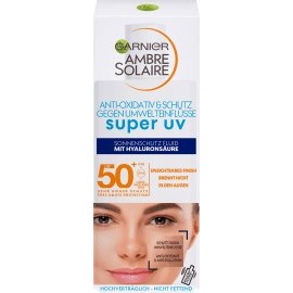 Garnier Ambre Solaire Sun protection fluid face, super UV, SPF 50+, 40 ml