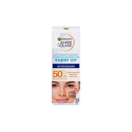 Garnier Ambre Solaire Sun protection fluid face, super UV, SPF 50+, 40 ml