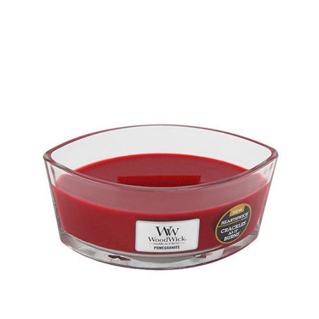 WoodWick Pomegranate scented candle with wooden wick 453,6 g