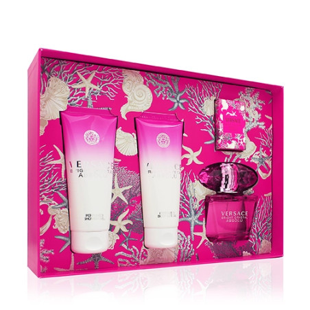 Versace Bright Crystal Absolu SET W (EDP 90ml + SG 100ml + BL 100ml + EDP 5ml)
