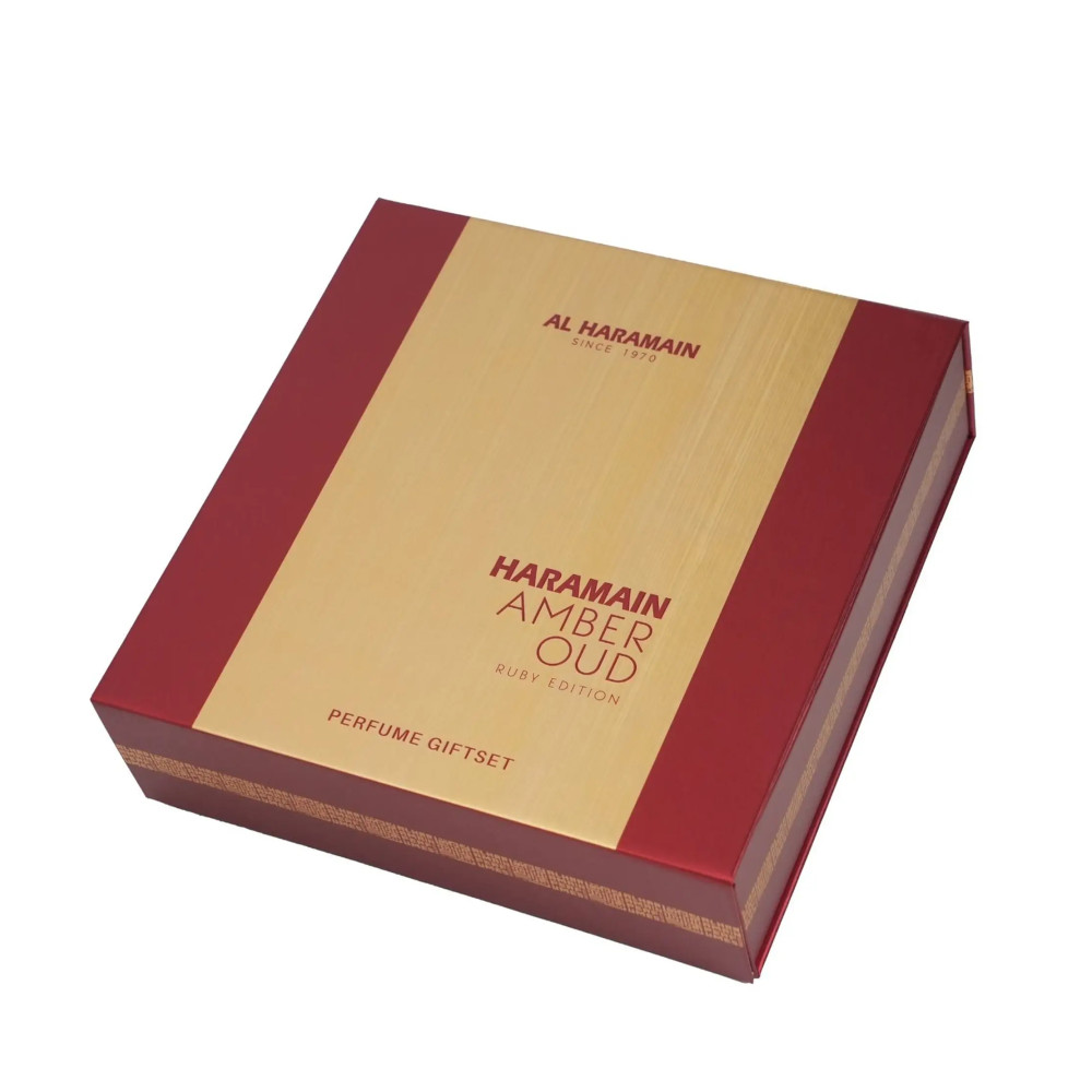 Al Haramain Amber Oud Ruby Edition SET U (EDP 75ml + EDP 30ml + Mist 200ml)