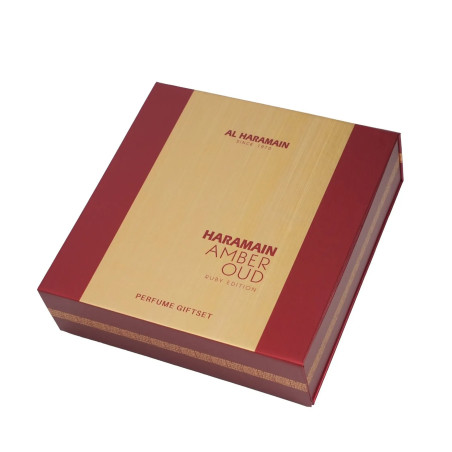 Al Haramain Amber Oud Ruby Edition SET U (EDP 75ml + EDP 30ml + Mist 200ml)