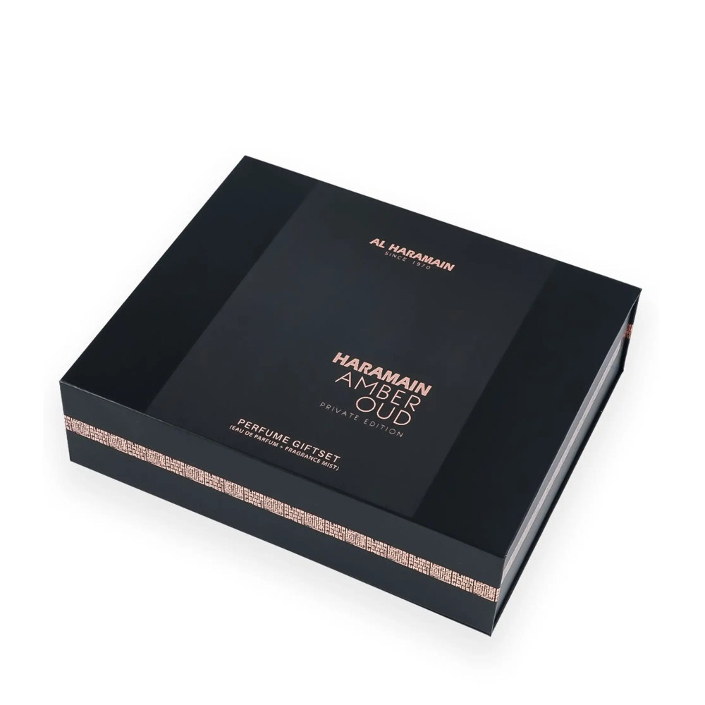 Al Haramain Amber Oud Private Edition SET U (EDP 75ml + EDP 30ml + Mist 200ml)
