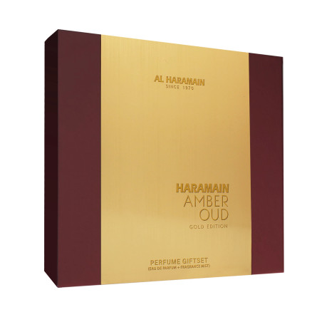 Al Haramain Amber Oud Gold Edition SET U (EDP 75ml + EDP 30ml + DEO 200ml)