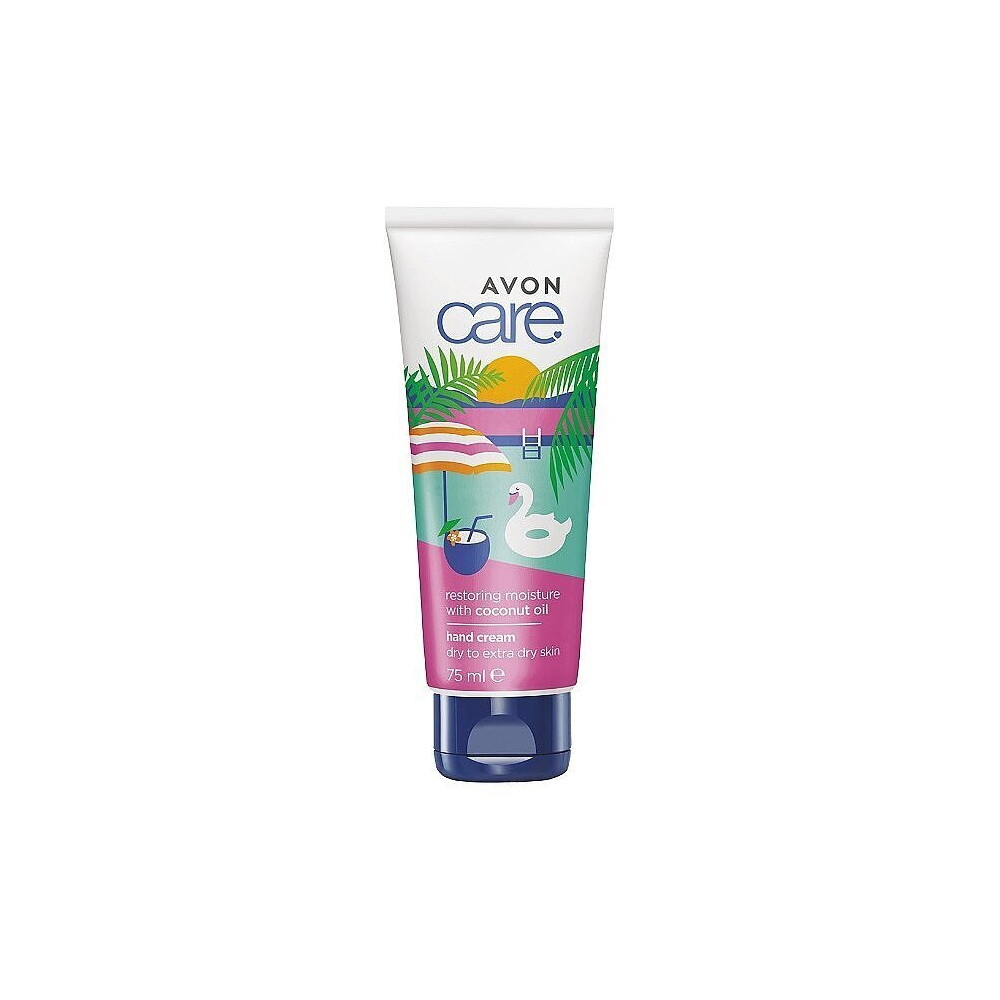 AVON Care Feuchtigkeitsspendende Handcreme mit Kokosnussöl Limited Edition 75 ml