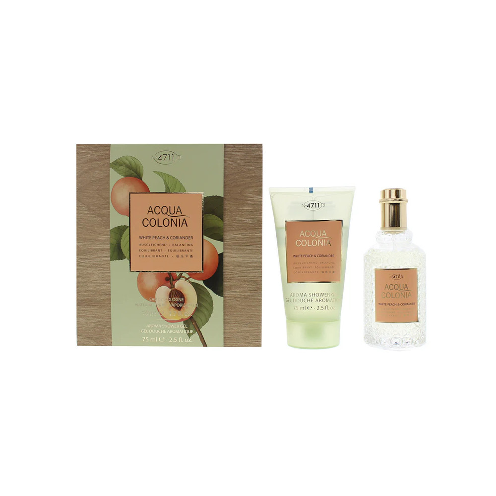 4711 Acqua Colonia White Peach & Coriander Eau De Cologne 50 ml + Duschgel 75 ml