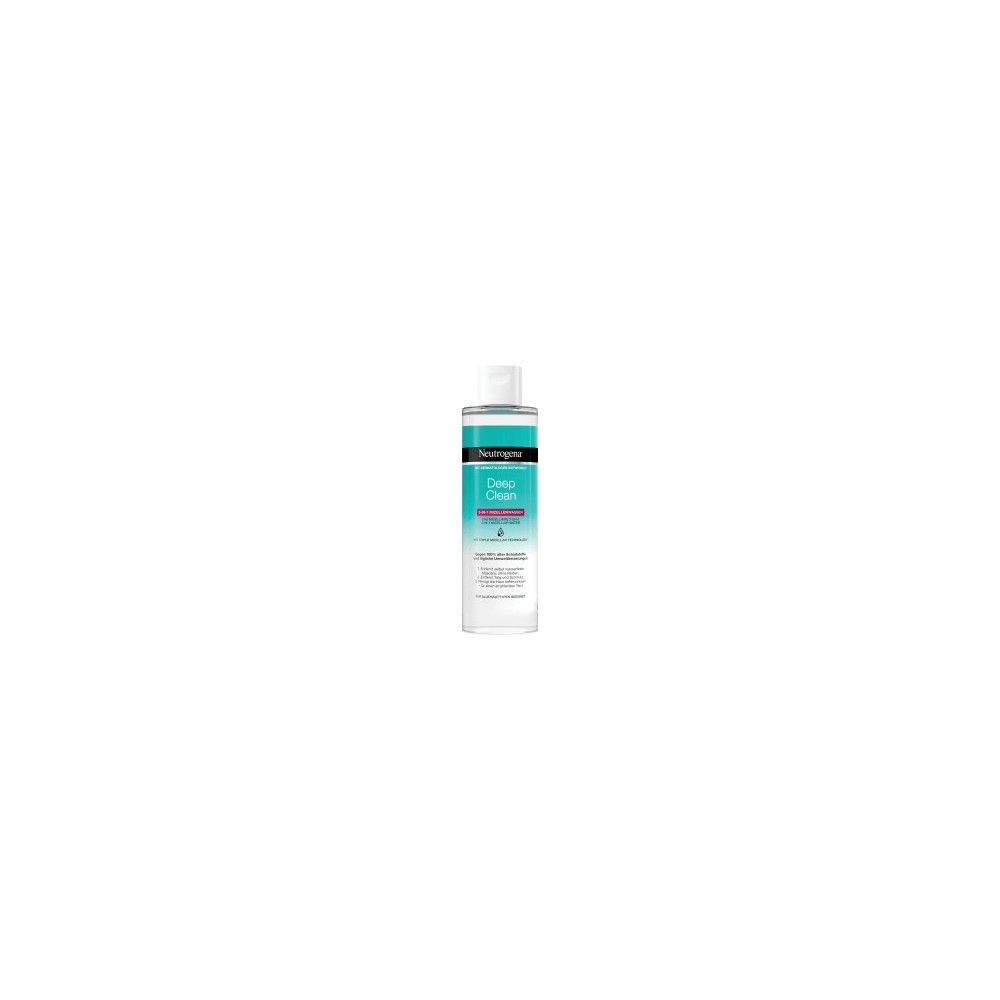 Neutrogena Detox Micellar cleaning water Deep Clean 3-in-1, 400 ml