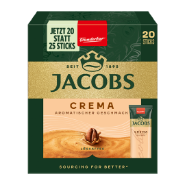 Jacobs Crema Instant Coffee 20 Sticks