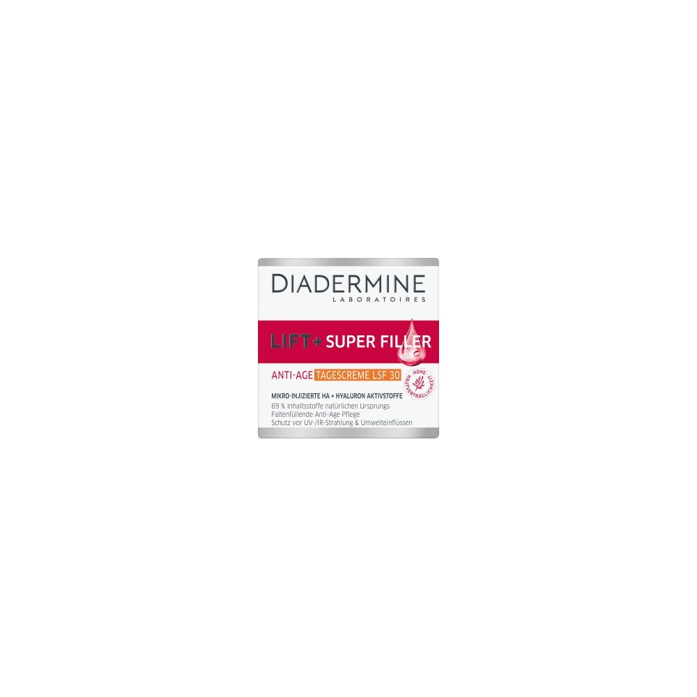 Diadermine Day cream Lift + Super Filler Hyaluron SPF30, 50 ml