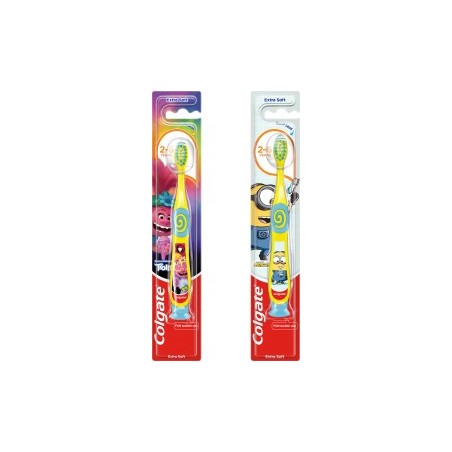 Colgate Toothbrush children Minions / Trolls, 2 to 6 years, 1 pc