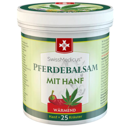 Swiss Medicus Pferdebalsam mit Hanf wärmend 250ml