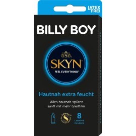 BILLY BOY Condoms close to the skin, extra moist, latex-free, width 53mm, 8 pieces