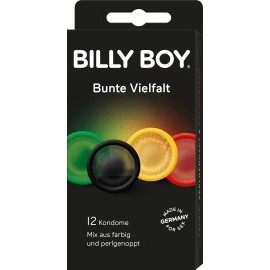 BILLY BOY Condoms Colorful variety, width 52mm, 12 pieces