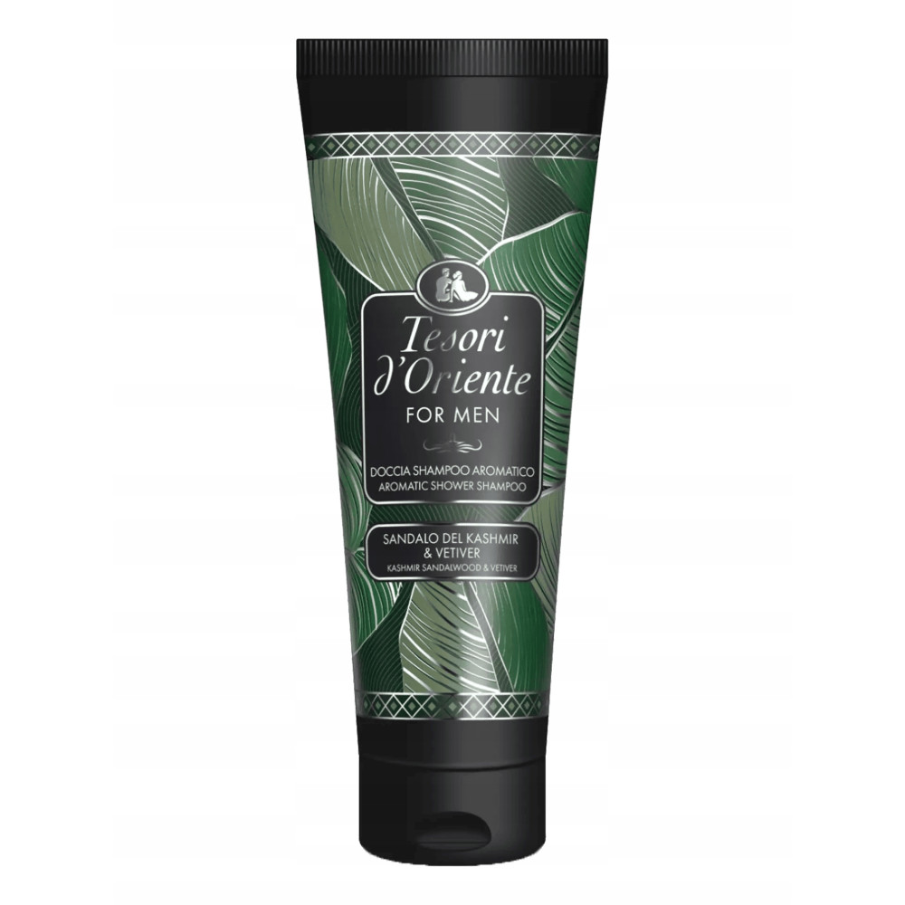 Tesori d'Oriente For Men Kashmir Sandalwood And Vetiver Shower Shampoo 250 ml / 8.45 fl oz