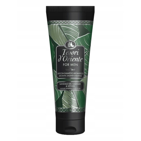 Tesori d'Oriente For Men Kashmir Sandalwood And Vetiver Dusche Shampoo 250 ml