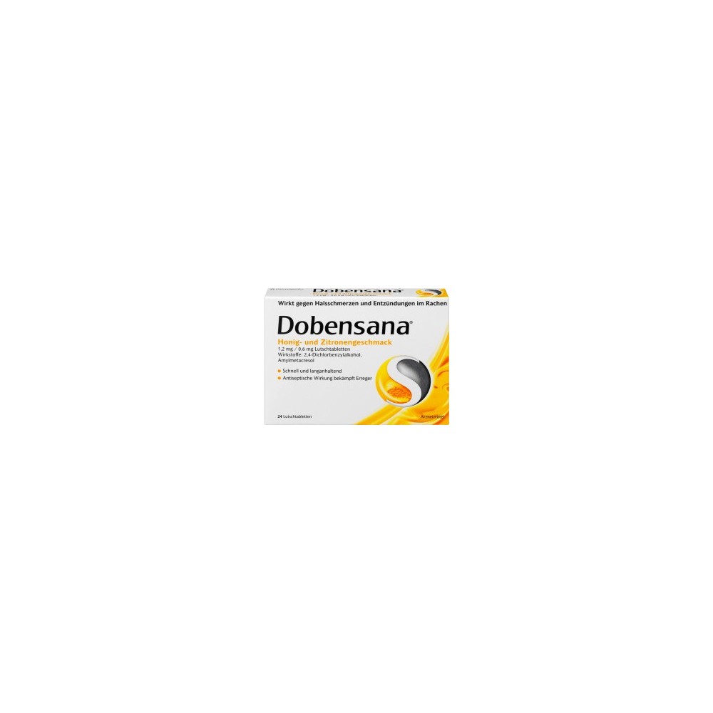 Dobensana Honey and lemon flavor lozenges, 24 pcs