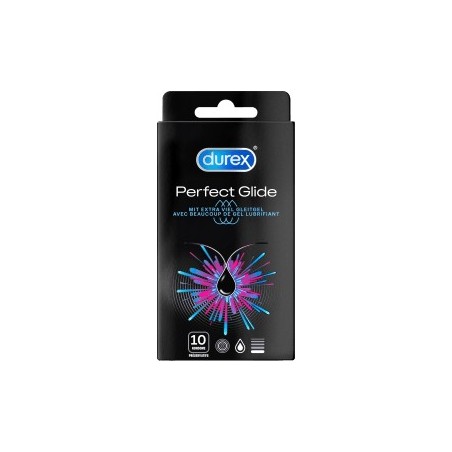 Durex Condoms Perfect Glide, width 56mm, 10 pieces