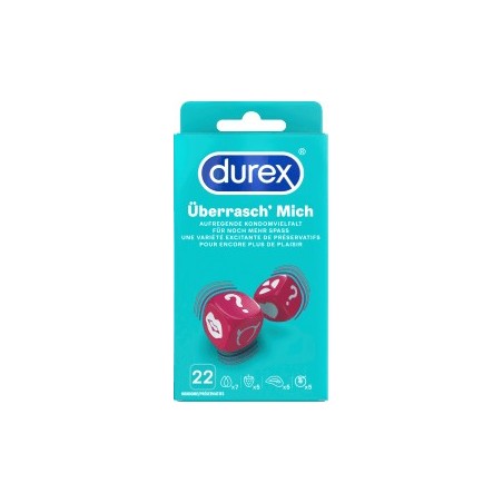 Durex Condoms Mix Surprise Me, 22 pcs