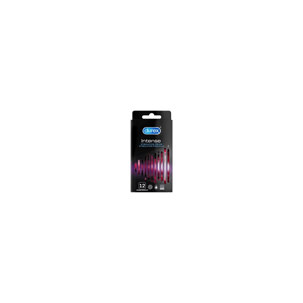 Durex Condoms Intense Orgasmic, width 56mm, 12 pcs