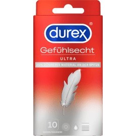 Durex Condoms Feel Real Ultra, width 52mm, 10 pieces