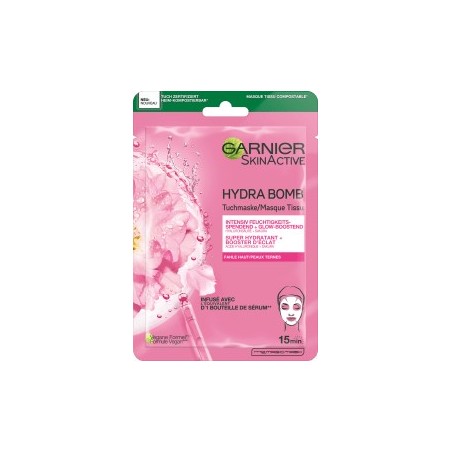 Garnier Skin Active Sheet mask Hydra Bomb Sakura Glow-Boosting, 1 pc