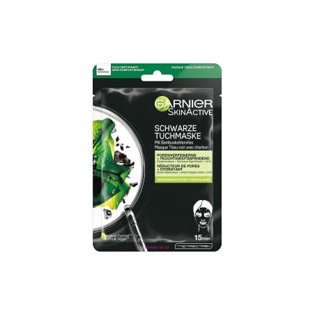 Garnier Skin Active Sheet mask with black algae, 1 pc