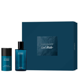 Set Davidoff: Cool Water, Eau De Toilette, For Men, 75 ml + Cool Water, 24h Protection, Deodorant Stick, For Men, 75 g