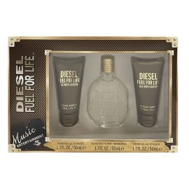 Set Diesel: Fuel for Life, Shower Gel, All Skin Types, 2 pcs, 50 ml + Fuel for Life, Eau De Parfum, For Women, 50 ml