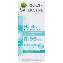 Garnier Skin Active Wash gel sensitive, 15Garnier Skin Active Day cream, skin clear, anti-shine, mattifying care gel, 50 ml0 ml