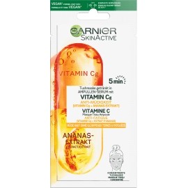 Garnier Skin Active Sheet mask ampoule serum Vitamin C pineapple extract, 15 g
