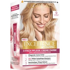 Excellence Hair color light blonde 9, 1 pc