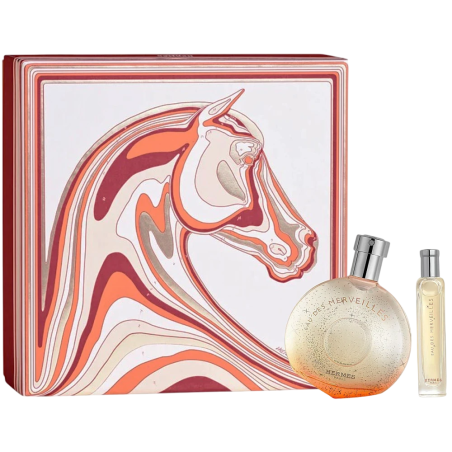 Set Hermes: Eau des Merveilles, Eau De Toilette, For Women, 50 ml + Eau des Merveilles, Eau De Toilette, For Women, 15 ml