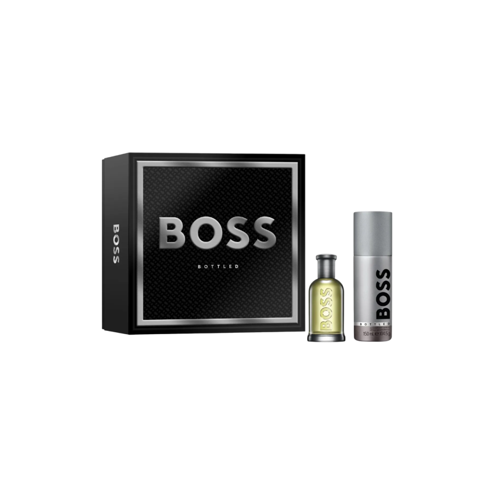 Set Hugo Boss: Boss Bottled, Eau De Toilette, For Men, 50 ml + Boss Bottled, Deodorant Spray, For Men, 150 ml