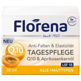 Florena Day cream Q10 & apricot kernel oil, 50 ml