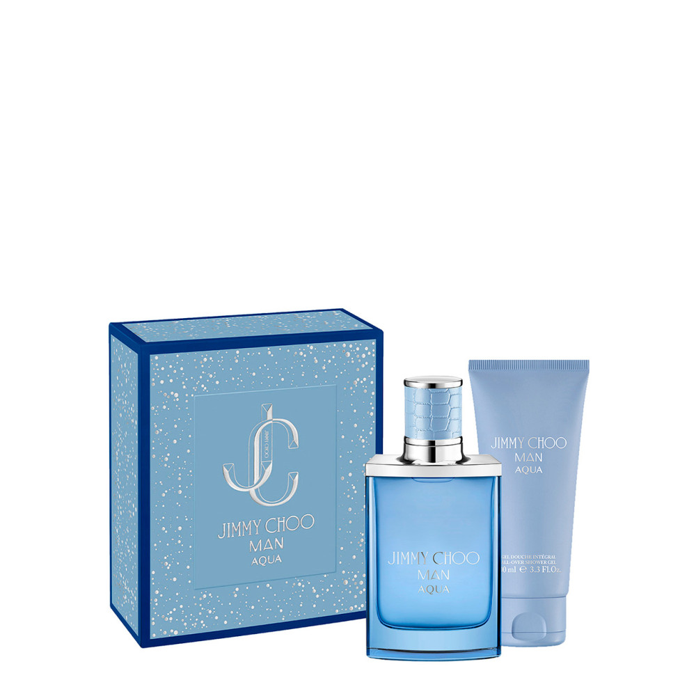 Set Jimmy Choo: Aqua, Eau De Toilette, For Men, 50 ml + Aqua, Shower Gel, For All Skin Types, 100 ml