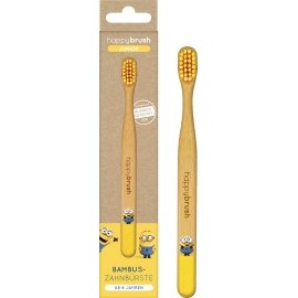 happybrush Toothbrush children bamboo minions, from 6 years, 1 pc