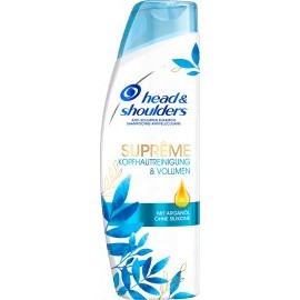 head & shoulders Shampoo Anti-Dandruff Supreme Scalp Cleansing & Volume, 250 ml