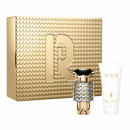 Set Paco Rabanne: Fame, Eau De Parfum, For Women, 50 ml + Fame, Hydrating, Body Lotion, 75 ml