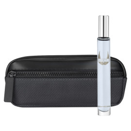 Set Paco Rabanne: Invictus, Eau De Toilette, For Men, 10 ml *Miniature + Invictus, Travel, Pouch, Black