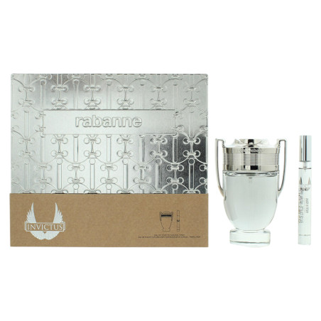 Set Paco Rabanne: Invictus, Eau De Toilette, For Men, 100 ml + Invictus, Eau De Toilette, For Men, 10 ml *Miniature