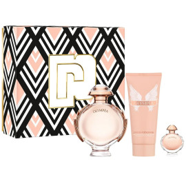 Set Paco Rabanne: Olympea, Eau De Parfum, For Women, 80 ml + Olympea, Hydrating, Body Lotion, 100 ml + Olympea, Eau De Parfum, F